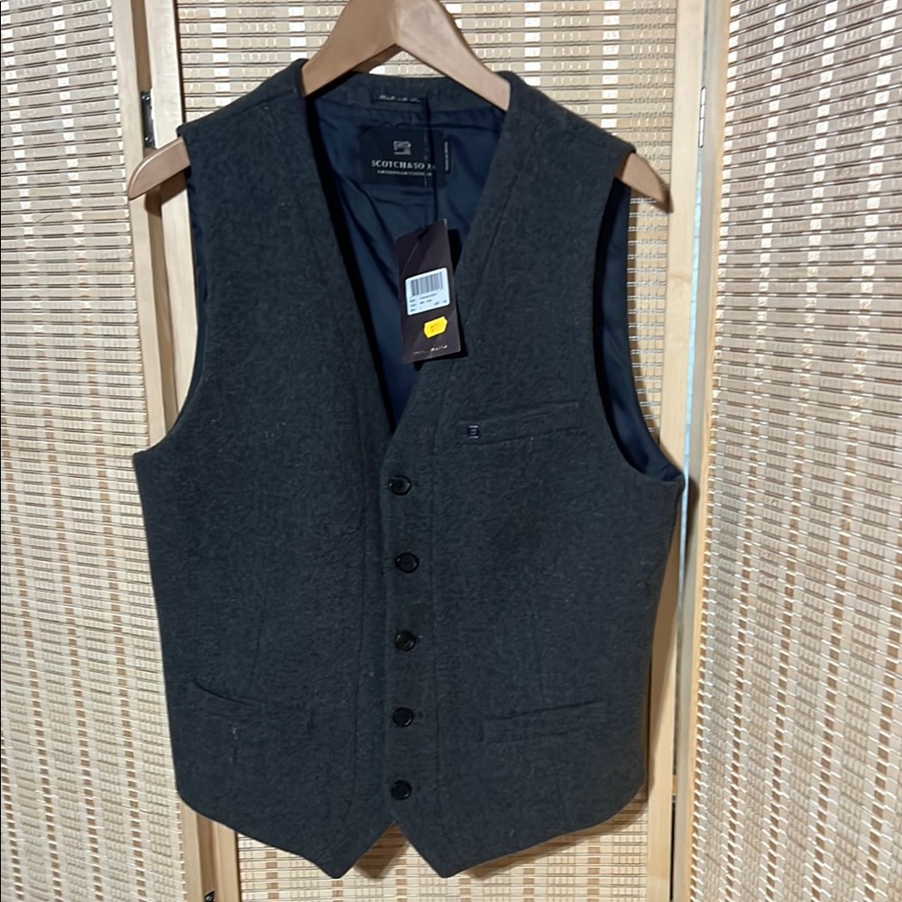 Scotch & Soda Dark Gray Vest
